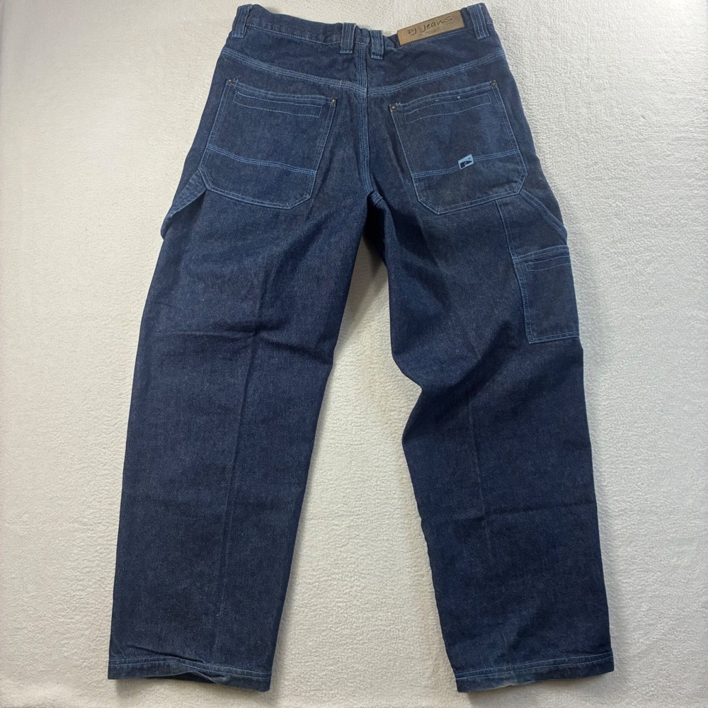 Vintage PJ Mark Baggy Jeans Mens 36x32 Blue Carpenter Relaxed Straight Loose Y2K